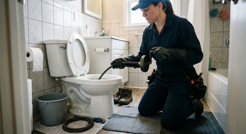 Backed Up Toilet Repair in Denver, CO