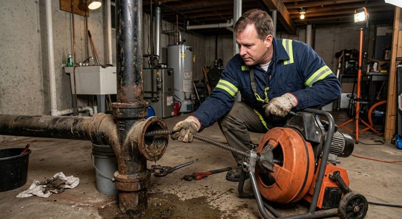 Drainage Pipe Unclogging in Columbus, OH
