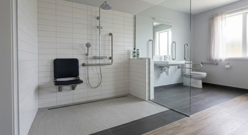 Elderly Shower Installation in Portland, ME